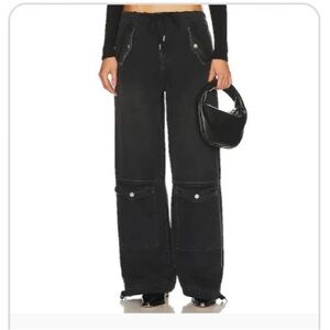NWT GRLFD Alix wide leg Cargo S